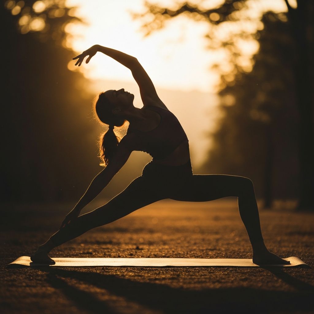 Person demonstrating movement and wellness