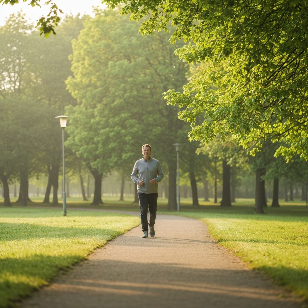 Person walking in nature